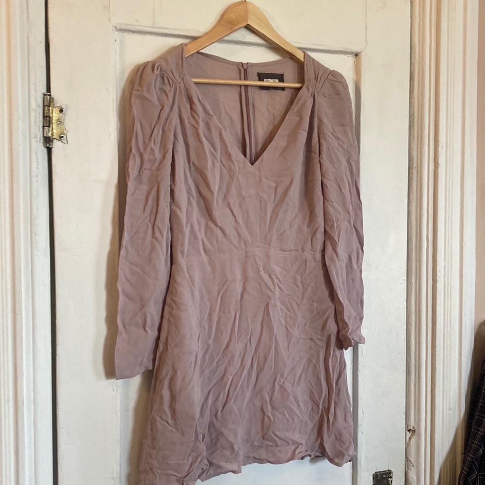 Reformation long sleeve mini dress